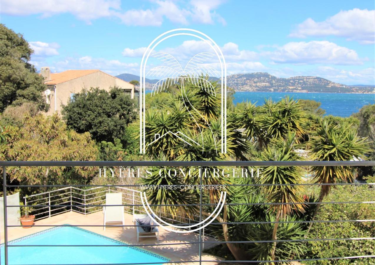 Villa L'Arbanaise Vue Mer Piscine Presqu'Ile Giens By Hc Єр Екстер'єр фото